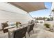 Outdoor rooftop patio with couch and dining table at 1307 Glenwood Se Ave, Atlanta, GA 30316