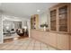 Bright kitchen with custom cabinets and granite countertops at 2344 Sagamore Hills Dr, Decatur, GA 30033