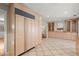 The bright kitchen features tile floors and built-in cabinetry throughout at 2344 Sagamore Hills Dr, Decatur, GA 30033