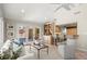 Living room and kitchen area featuring access to the outdoor patio space at 2344 Sagamore Hills Dr, Decatur, GA 30033