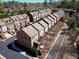 Overhead shot of residential townhomes with well-maintained roofs and street parking at 24 Rockland Pl, Decatur, GA 30030