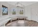 Charming breakfast nook with built-in seating and large windows at 325 William Falls Dr, Canton, GA 30114