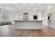 Bright, modern kitchen with stainless steel appliances and large center island at 325 William Falls Dr, Canton, GA 30114