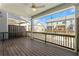 Spacious outdoor deck with a covered ceiling, perfect for entertaining and enjoying the surrounding views at 3538 Davenport Rd, Duluth, GA 30096