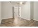 Bedroom with a ceiling fan and wood floor at 1705 Evans, Atlanta, GA 30310