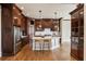 Gourmet kitchen featuring custom cabinetry, a center island, and stainless steel appliances at 1865 Butlers Ln, Decatur, GA 30033