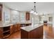 Spacious kitchen featuring granite counters, stainless steel appliances, and a large island at 3023 Lawson Dr, Marietta, GA 30064