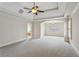 Large main bedroom featuring trey ceiling, neutral colors, and an adjoining bathroom at 3023 Lawson Dr, Marietta, GA 30064