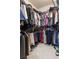 Walk-in closet with custom shelving providing ample storage for clothing and accessories at 50 Cannonade Ct, Covington, GA 30016