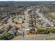High angle view of single Gathering homes and community pool at 6645 Country Lake Rd, Cumming, GA 30041