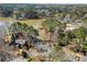 This aerial image highlights the property's waterfront location and serene natural surroundings at 3093 Brookshire Way, Duluth, GA 30096