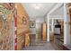 Warm and inviting entryway featuring wood accents, decorative lighting, and access to the living room at 3093 Brookshire Way, Duluth, GA 30096