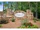 Elegant stone entrance sign for Heritage Pointe at The Georgian, surrounded by lush landscaping at 47 Colonial Ter, Villa Rica, GA 30180