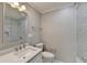 Elegant bathroom with a marble shower and stylish sink at 10683 Glenleigh Dr, Johns Creek, GA 30097