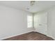 Bright bedroom with wood floors and a window offering natural light at 2845 White Blossom Ln, Suwanee, GA 30024