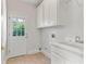 Clean laundry room with a utility sink, ample cabinet space, and a door to the outside at 1021 Windermere Xing, Cumming, GA 30041