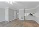 Bright living space with hardwood floors, adjacent to a modern kitchen at 3188 Kingswood Gln, Decatur, GA 30034