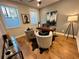 Cozy home office with hardwood floors, desk, and seating at 3187 Moor View Rd # 37, Duluth, GA 30096