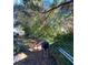 Backyard with mature trees providing ample shade at 3980 Bayside Cir, Atlanta, GA 30340