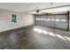 Spacious garage with high ceilings and a large window at 1280 Pinyon Pl, Lawrenceville, GA 30043