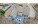 Aerial view of home, patio, and large backyard at 2938 Summitop Ne Rd, Marietta, GA 30066