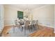 Bright dining room features stylish chandelier and plenty of natural light at 2938 Summitop Ne Rd, Marietta, GA 30066