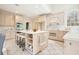 Spacious kitchen with center island, seating and stainless steel appliances at 2938 Summitop Ne Rd, Marietta, GA 30066