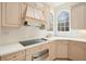 Close up on a kitchen showcasing stainless appliances, modern countertops and cabinetry at 2938 Summitop Ne Rd, Marietta, GA 30066