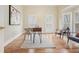 Bright office space with hardwood floors, lots of natural light, and modern desk at 2938 Summitop Ne Rd, Marietta, GA 30066
