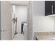 Convenient laundry room with storage and modern appliances at 142 Perimeter Walk, Atlanta, GA 30338