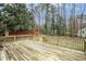 Spacious wooden deck perfect for outdoor relaxation and entertainment, great for enjoying the backyard at 2540 Alberta Ln, Marietta, GA 30062