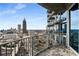 Stunning city view from private balcony with skyline of Atlanta, Georgia at 400 W Peachtree Nw St # 3204, Atlanta, GA 30308