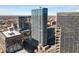 Amazing city view highlights modern high-rise building and outdoor pool with surrounding metropolitan landscape at 400 W Peachtree Nw St # 3204, Atlanta, GA 30308