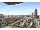 Expansive city view from the unit's balcony shows the Atlanta skyline with highways below at 400 W Peachtree Nw St # 3204, Atlanta, GA 30308