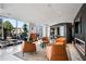 Elegant lobby area with comfortable seating, a bar area, and a fireplace feature at 400 W Peachtree Nw St # 3204, Atlanta, GA 30308