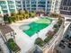Stunning view of a rooftop pool with landscaping offering a relaxing retreat with city views at 400 W Peachtree Nw St # 3204, Atlanta, GA 30308