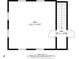 Floor plan showcasing the layout of the attic floor with dimensions and connections at 1605 Ridenour Nw Pkwy, Kennesaw, GA 30152