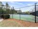 Well-maintained tennis courts, fenced in, with visible landscaping at 1605 Ridenour Nw Pkwy, Kennesaw, GA 30152