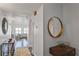 Inviting hallway featuring clean lines, modern decor, and a glimpse into the spacious living area ahead at 3435 Kingsboro Ne Rd # 1701, Atlanta, GA 30326