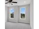 A bright, spacious bedroom illuminated by two windows at 901 Echo Park Dr, Suwanee, GA 30024