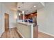 Modern kitchen features stainless steel appliances, stylish countertops, and a breakfast bar at 361 17Th Nw St # 1021, Atlanta, GA 30363