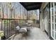 Relax on this outdoor patio with nature views and space for seating at 3529 Essex Ave # 75, Atlanta, GA 30339