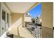 A peaceful balcony with a view of the city skyline at 3655 Habersham Ne Rd # 226-A, Atlanta, GA 30305