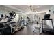 Well-equipped exercise room with treadmills, elliptical, weight machines and mirrored wall at 3655 Habersham Ne Rd # 226-A, Atlanta, GA 30305