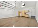 Spacious garage with built-in storage cabinets and durable epoxy flooring at 730 Glenferry Trl, Atlanta, GA 30328