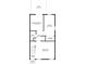 Layout of the property, featuring a kitchen, living room, dining area, bathroom, and deck at 1115 Riverbend Club Se Dr, Atlanta, GA 30339