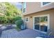 Cozy outdoor space includes a private wooden deck and sliding glass doors at 1115 Riverbend Club Se Dr, Atlanta, GA 30339