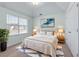 Bright bedroom with a vaulted ceiling, large window, and neutral decor at 475 Cascade Rise Sw Ct, Atlanta, GA 30331