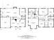 This floor plan illustrates the layout of the house, showing both first and second floors with room dimensions at 730 Pear Grove Pl, Marietta, GA 30066