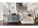 Entryway showcasing the staircase, detailed trim, and dark wood floors at 2471 Bridlewood Se Dr # 8, Atlanta, GA 30339